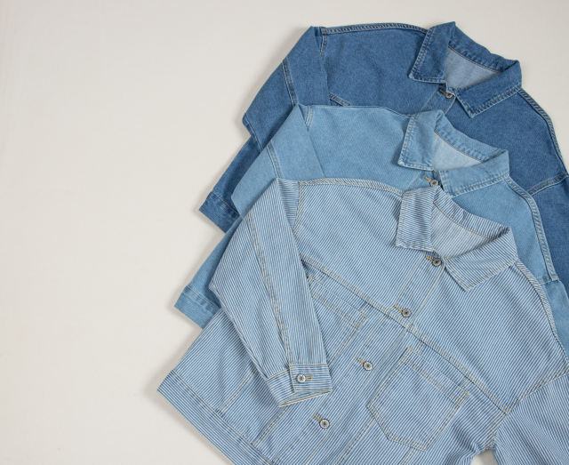 Light Blue Washed Oversize Pocketed Denim Jacket