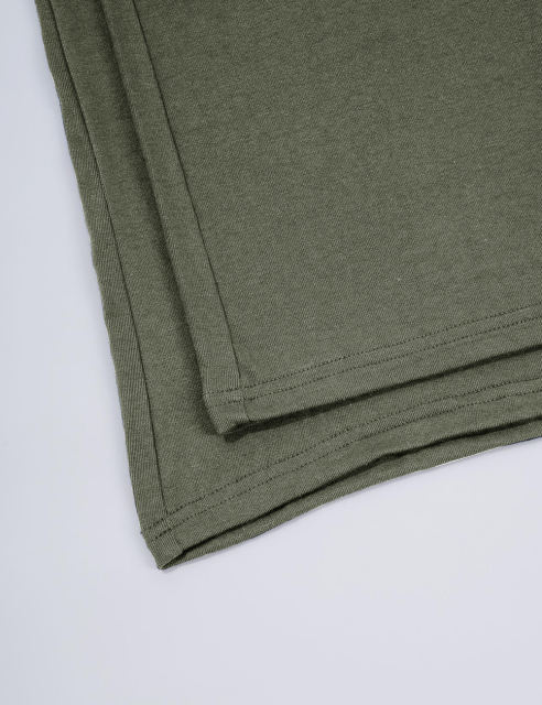 Army Green Short Sleeve Top and Drawstring Pant Lounge Set
