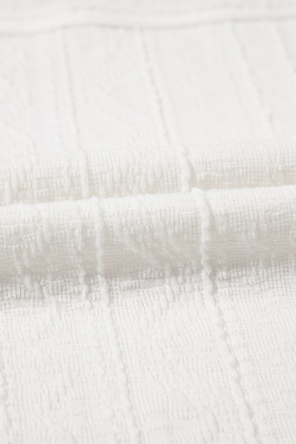 Jet Stream Textured Patched Pocket Short Sleeve Top Drawstring Shorts Set