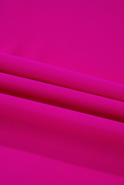 Rose Red Oversized Color Block Boat Neck Tunic Blouse