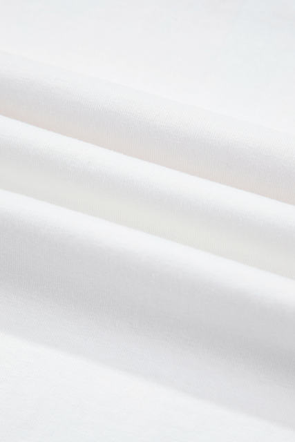 White MAMA Printed Tee and Plaid Shorts Lounge Set