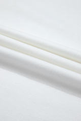 White Rainbow Striped T Shirt and Shorts Set