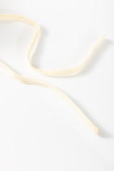 Coffee Color Contrast Loose Pullover and Lace-up Waist Skort Set