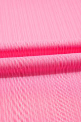 Bonbon Textured Ruffle Trim Crop Vest Lace-up Long Skirt Set