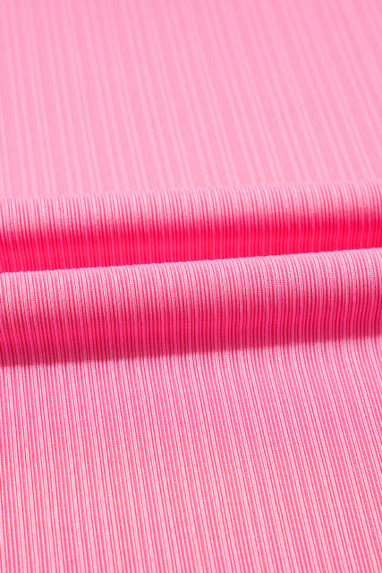 Bonbon Textured Ruffle Trim Crop Vest Lace-up Long Skirt Set