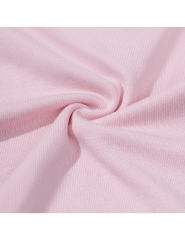 Pink Star Printed Long Sleeve Crop Top