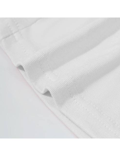 White Star Printed Long Sleeve Crop Top