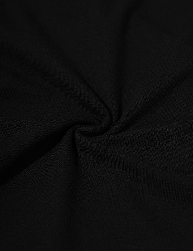 Black Button U Neck Crop Top and Drawstring Pants Set