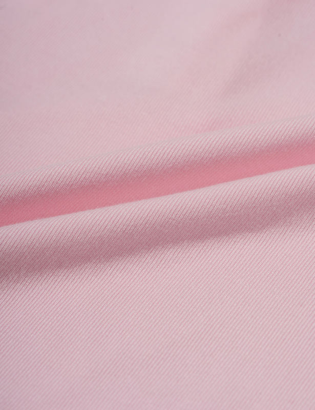 Pink Button U Neck Crop Top and Drawstring Pants Set