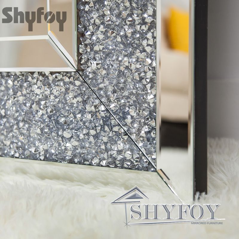 SHYFOY Crushed Diamond Wide Full Length Mirror / SF-FM004