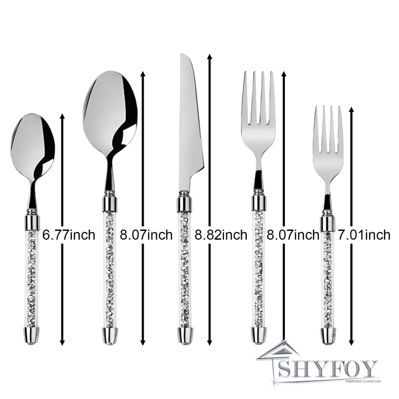 SHYFOY Luxury Flatware Set Silver 1 Set / SF-MP021