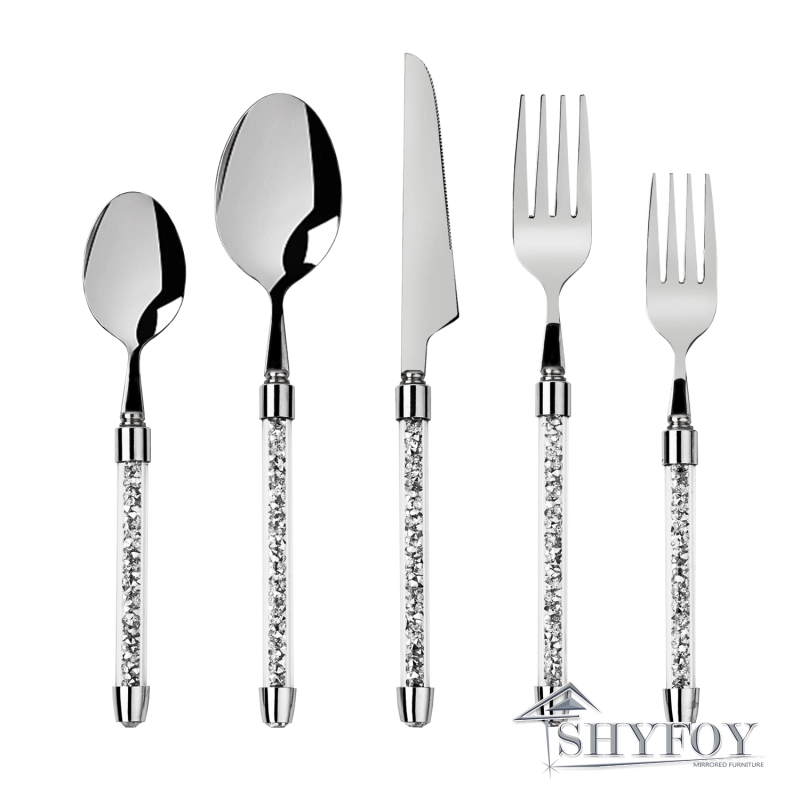 Luxury Cutlery and Eating Utensils, Modern Style Silverware fills with