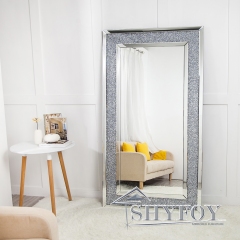 SHYFOY Crushed Diamond Wide Full Length Mirror / SF-FM004