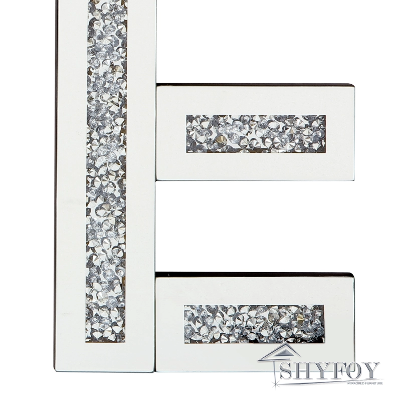 SHYFOY Mirrored Home Letter for Wall Decor Modern Mirror Decorative Wall Art for Home Living Room Bedroom, Wedding / SF-WM070