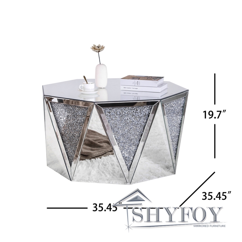SHYFOY Mirrored Coffee Table / SF-CF076
