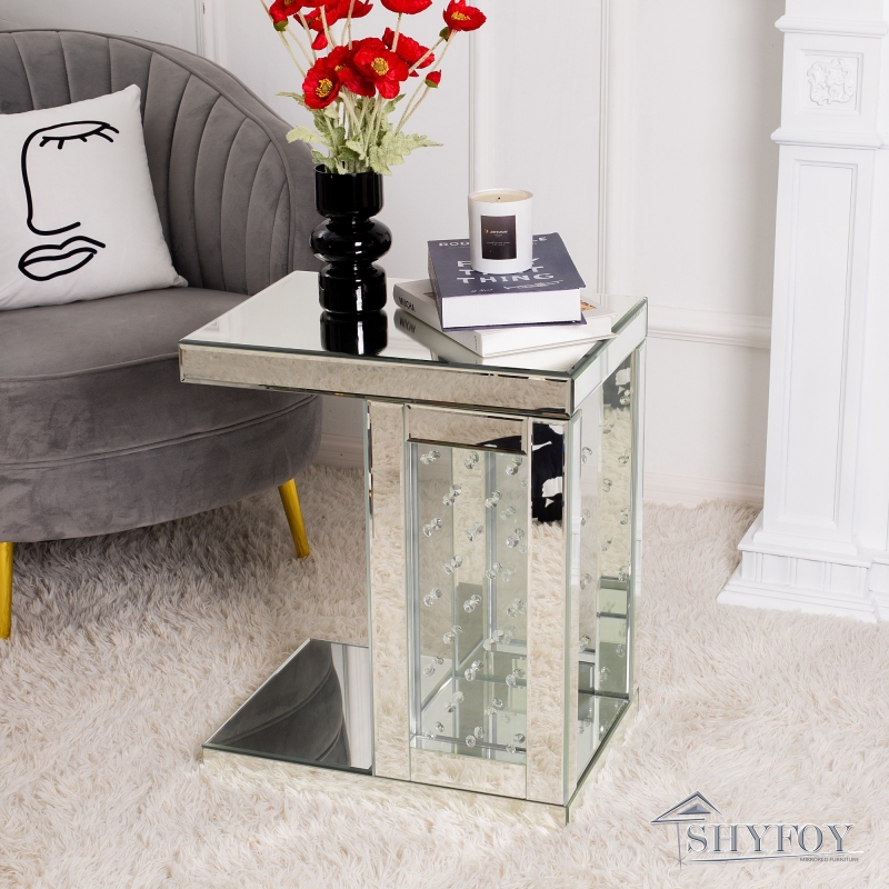 SHYFOY 20.8'' Tall Sled End Table  /SF-ST128