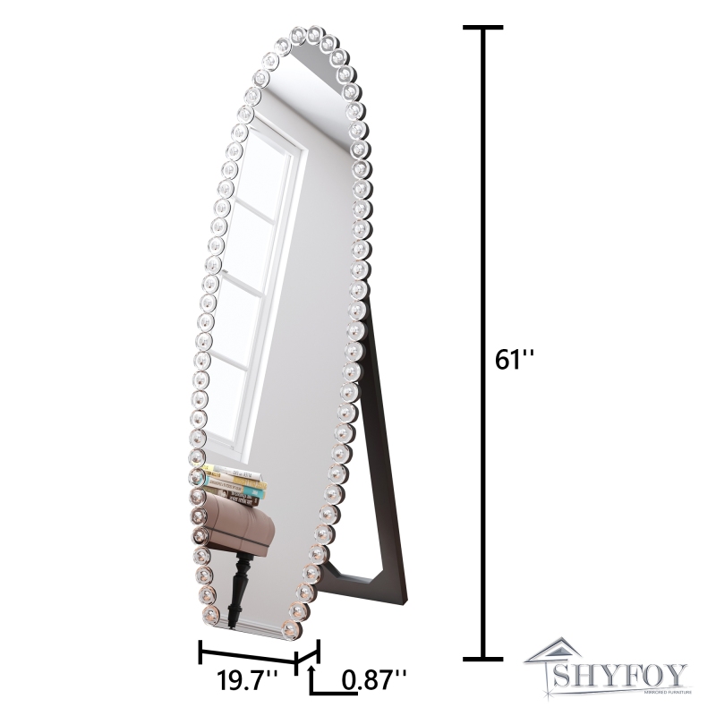 SHYFOY Oval Glass Floor Mirror / SF-FM130