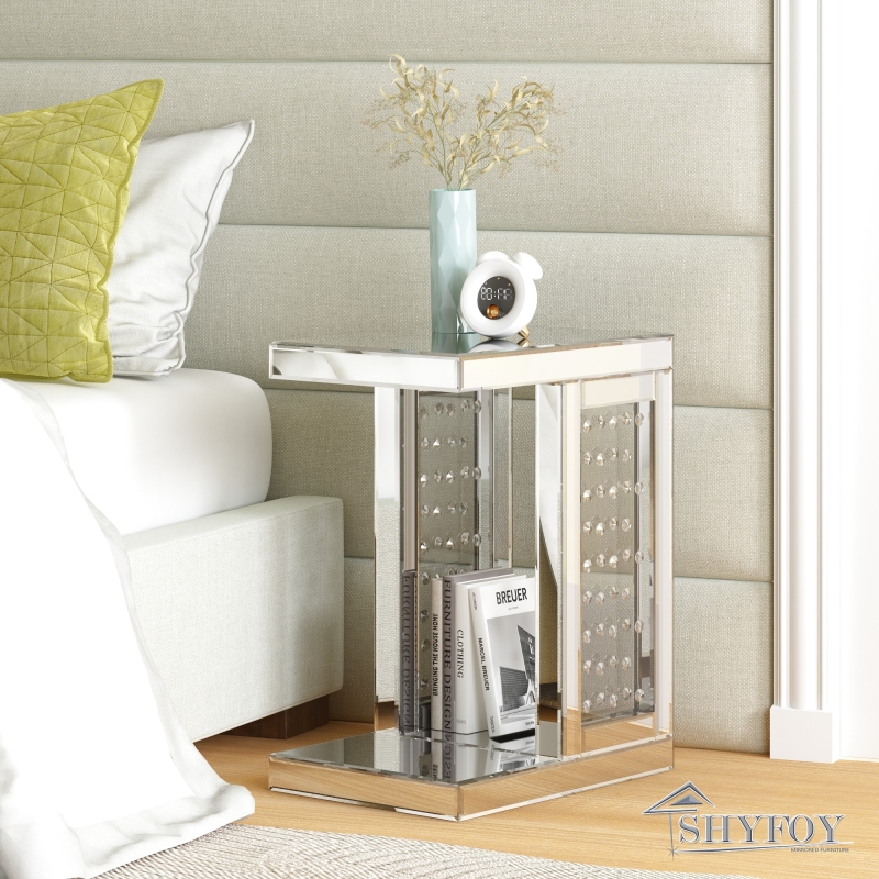 SHYFOY 20.8'' Tall Sled End Table  /SF-ST128