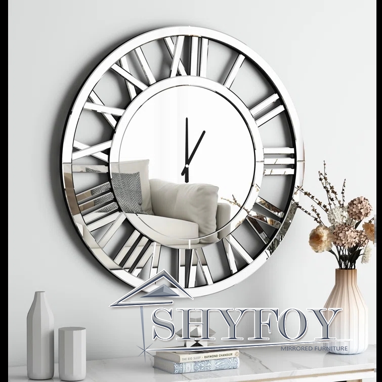 Jeni Oversized Round Wall Clock