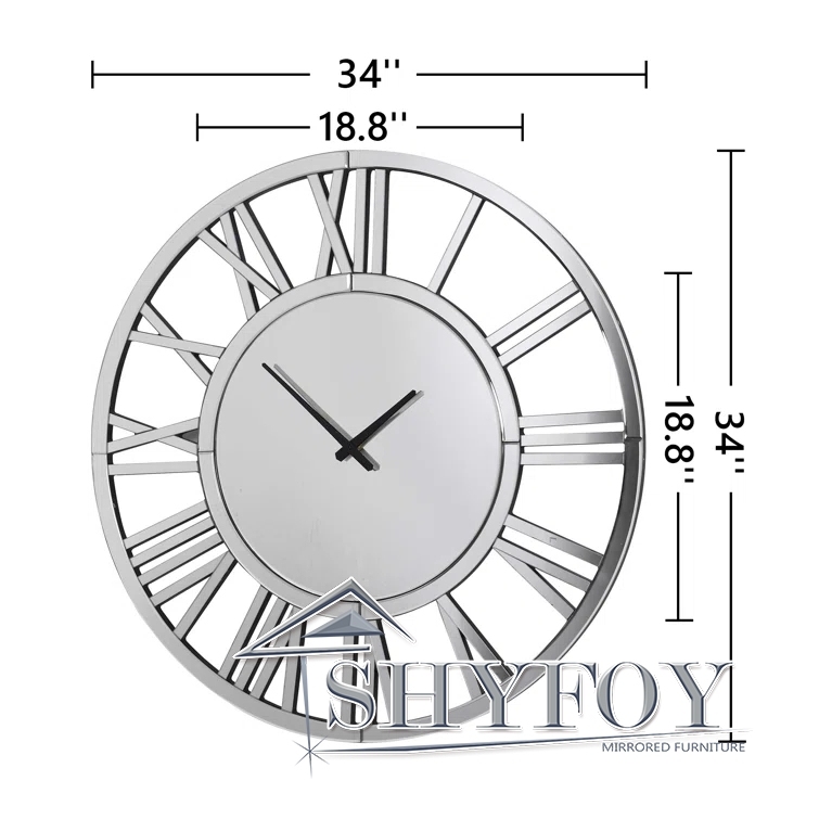 SHYFOY Oversized Round Wall Clock / SF-MC120