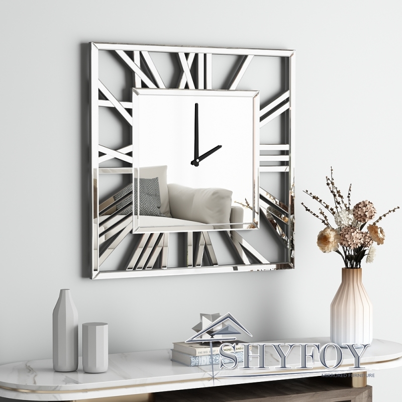 SHYFOY Glass Wall Clock / SF-MC099-60