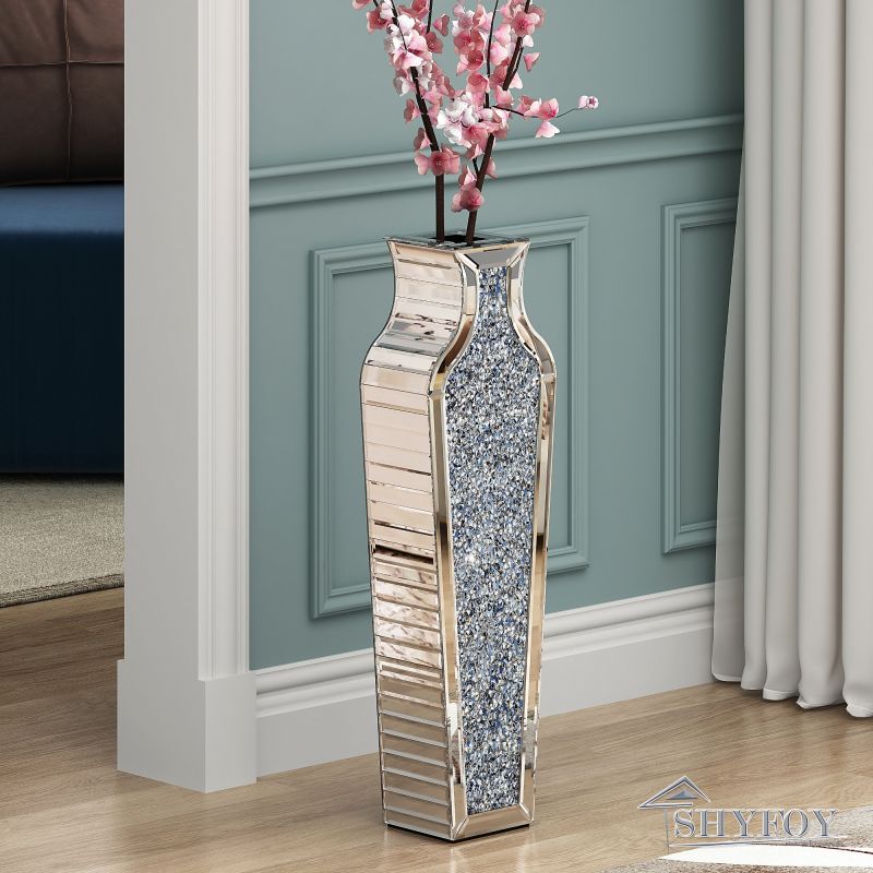SHYFOY Handmade Crystal Glass Floor Vase / SF-FV148
