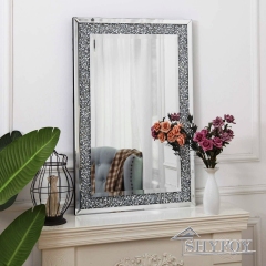 SHYFOY Crystal Mirrors for Wall Decor 35.4"X23.6" Decorative /SF-WM033