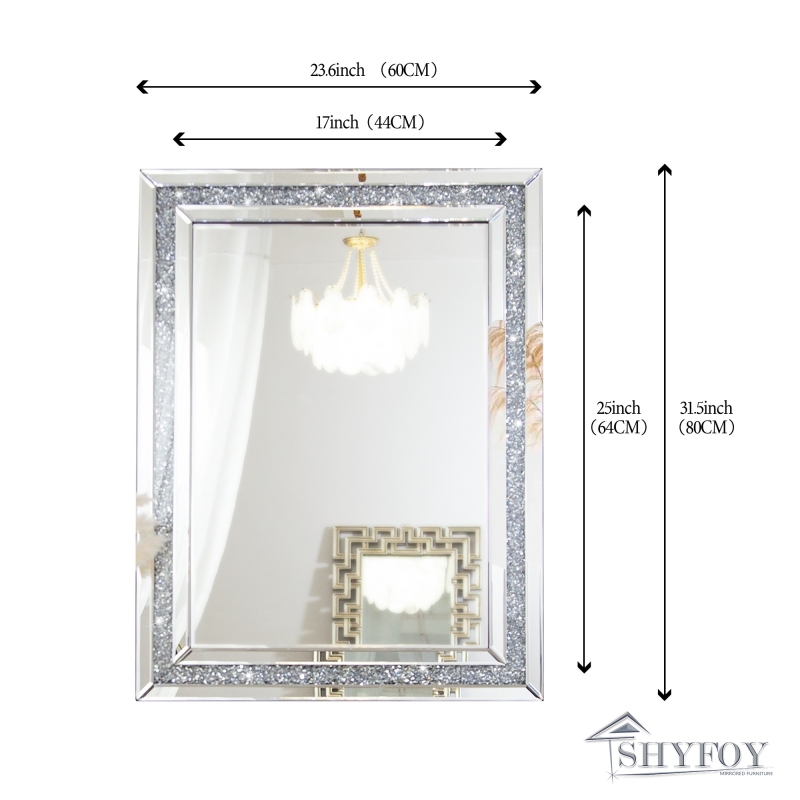 SHYFOY Rectangle Glass Wall Mirror / SF-WM077