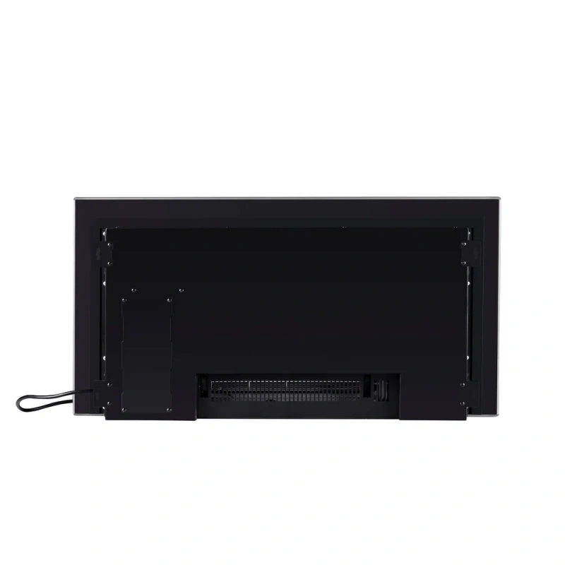 Shellenbarger Modern Electric Fireplace with Crushed Diamond Inlay