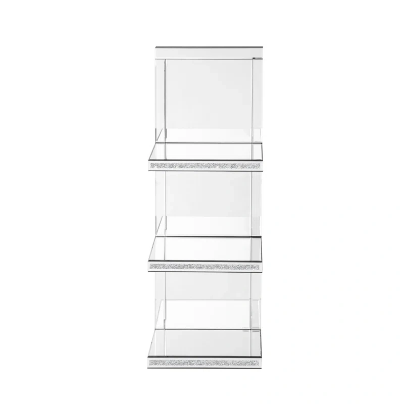 Mirrored Accent Shelves 3-Tier (1 PCS)