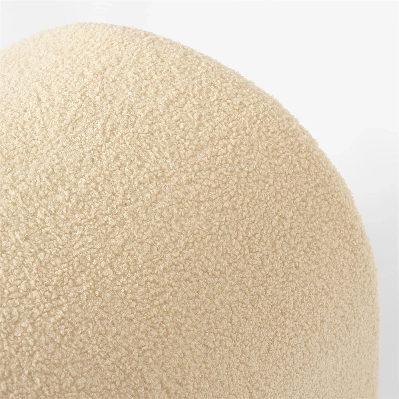 Accent Upholstered Ottoman, N Shaped