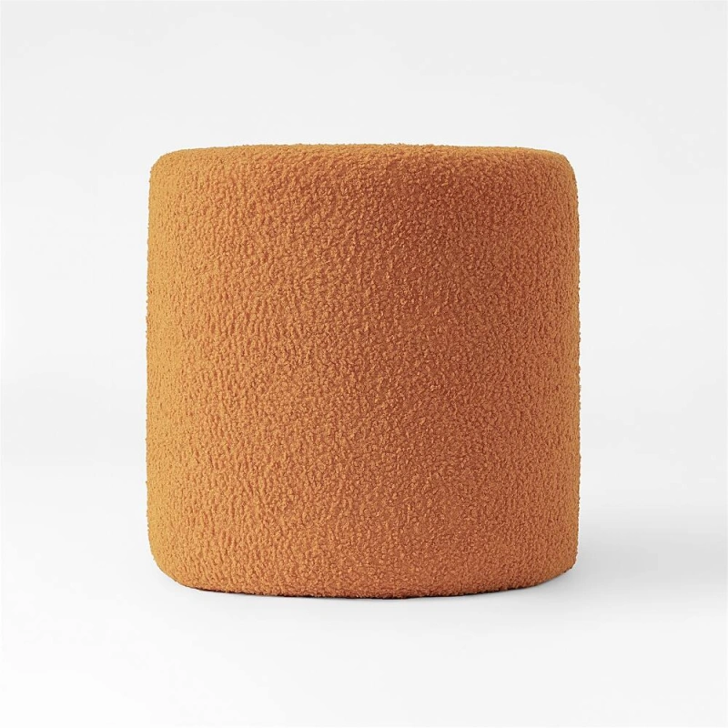 Accent Upholstered Ottoman, N Shaped