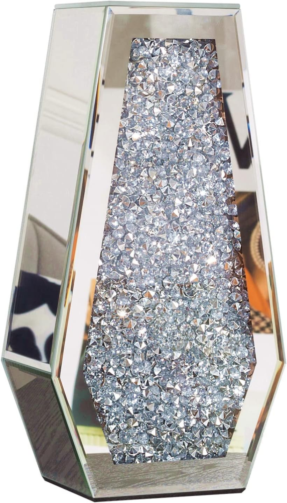 SHYFOY Silver 12'' Indoor / Outdoor Glass Table Vase / SF-MP125