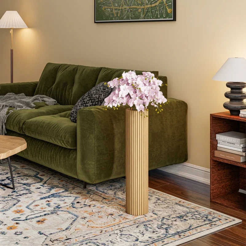 Aesthetic Wooden Floor Vase | Perfect Home Decor Upgrade