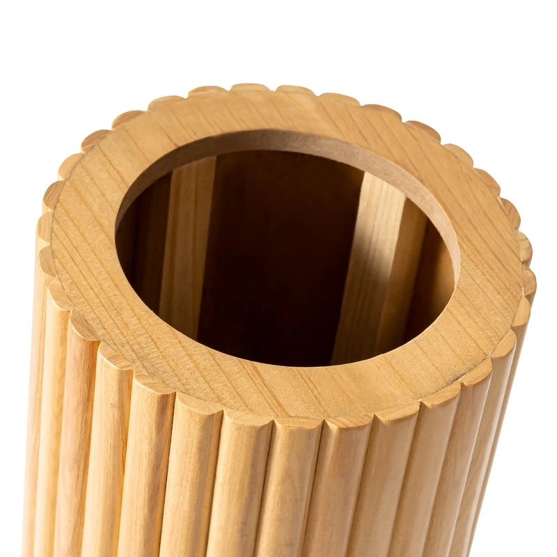 Aesthetic Wooden Floor Vase | Perfect Home Decor Upgrade