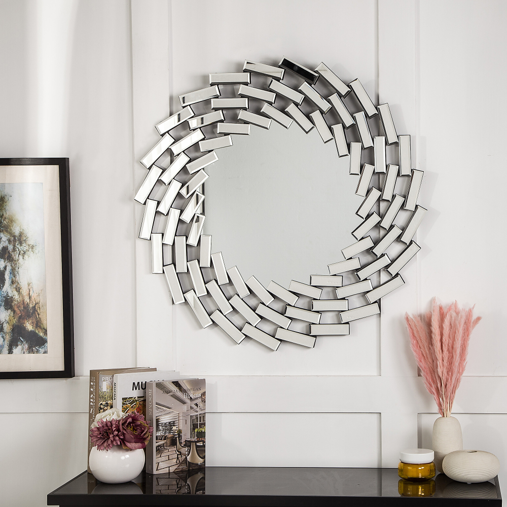 SHYFOY Framless Gear Accent Mirror for Wall / SF-WM032