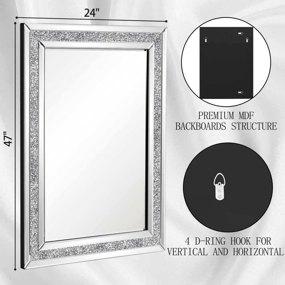 SHYFOY Rectangle Glass Wall Mirror / SF-WM077