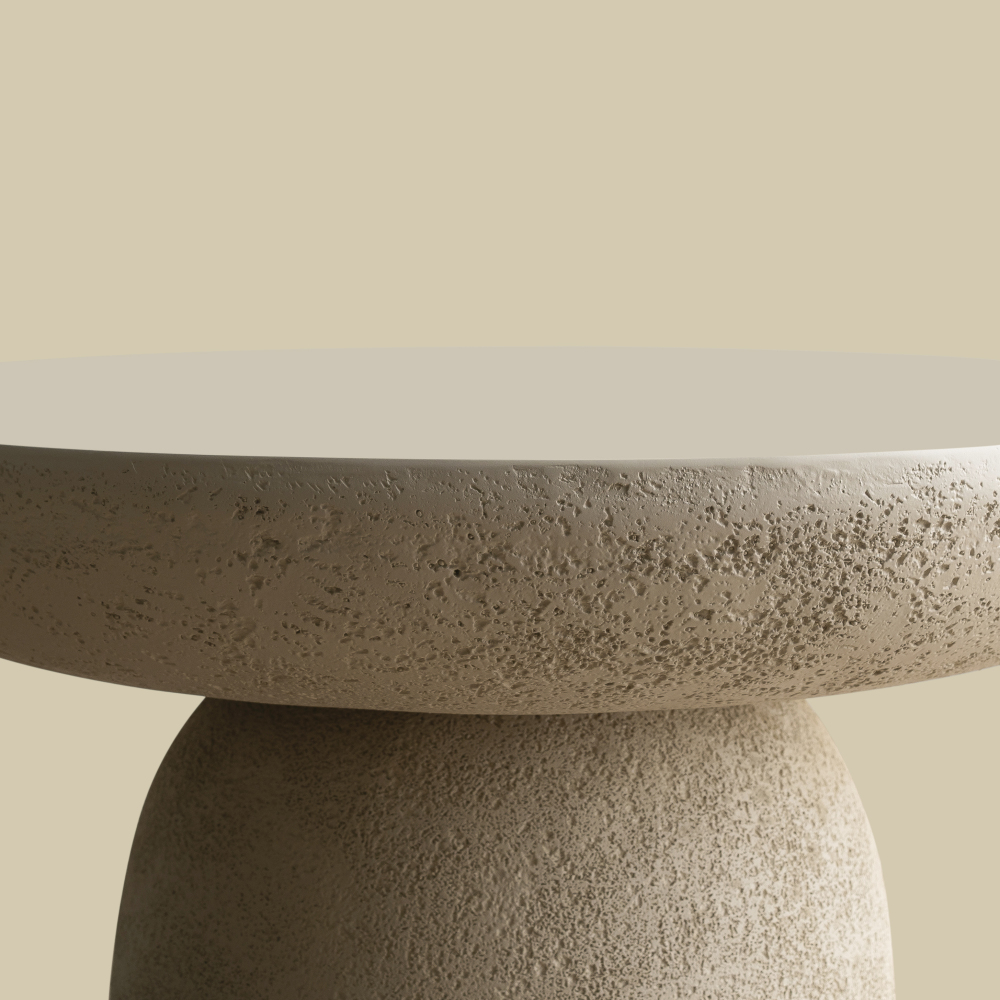 Travertine Round Coffee Tables Accent Center Table