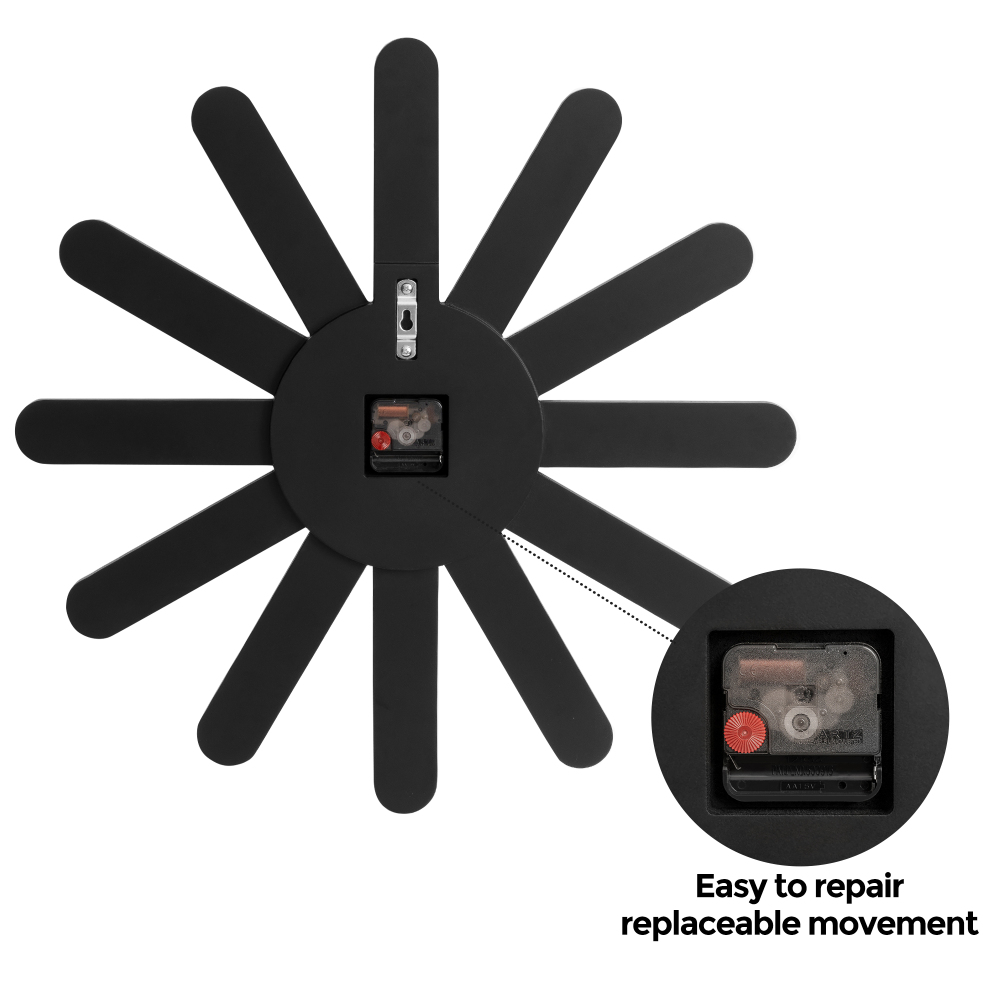 Modern Large Wall Clock, Decorative Mirrored Wall Clock 23.6 inch Silver Silent Glass Clocks