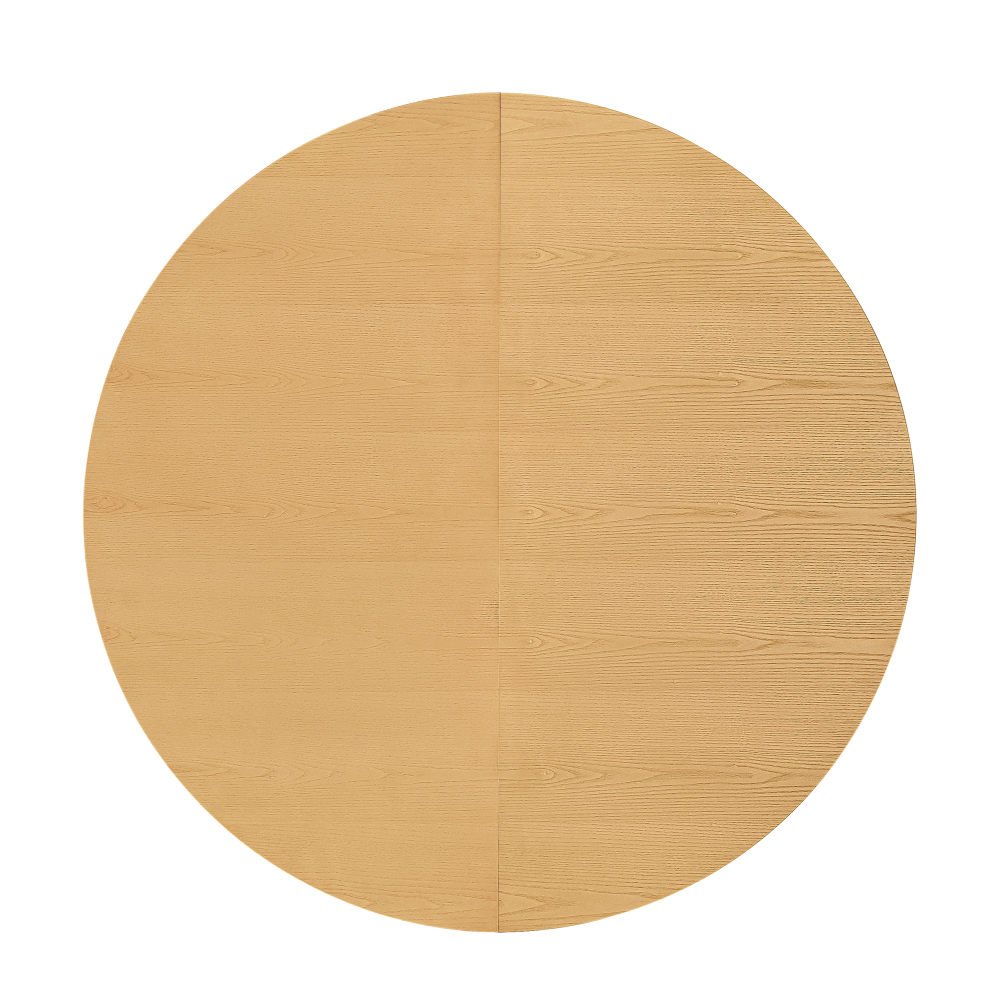Oak Extendable Oval Solid Wood Dining Table