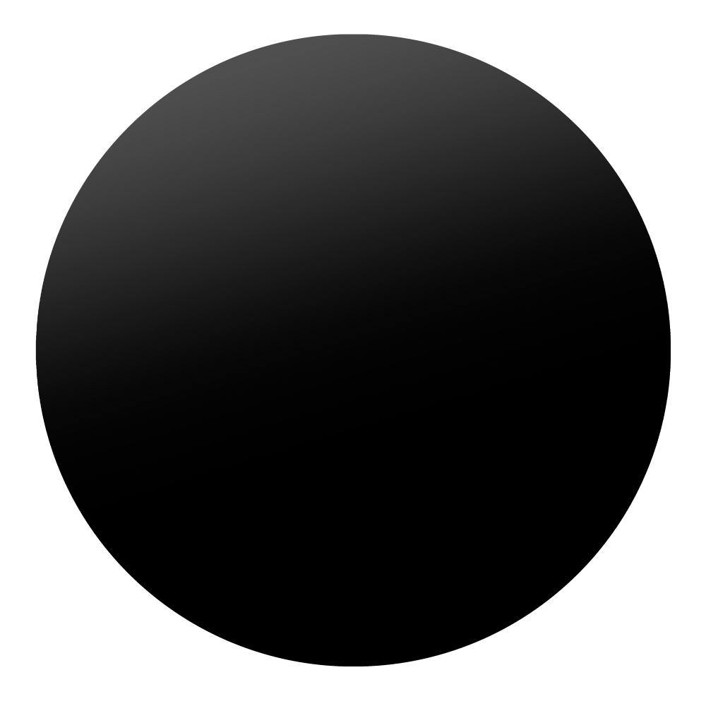 Black/White Modern High Glossy Round Dining Table