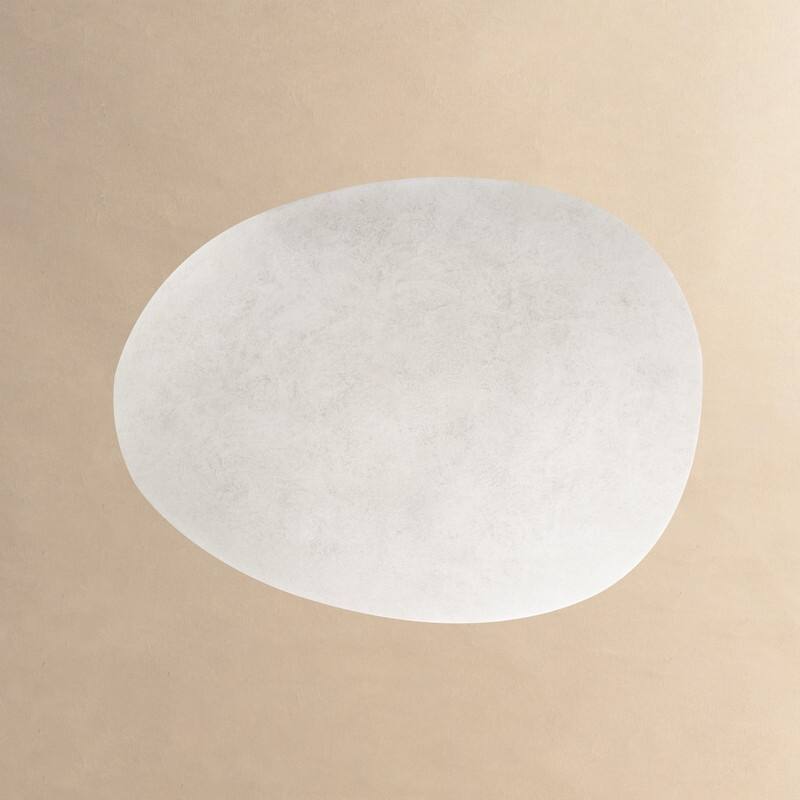 24" Fluted MgO Modern Round Accent Table