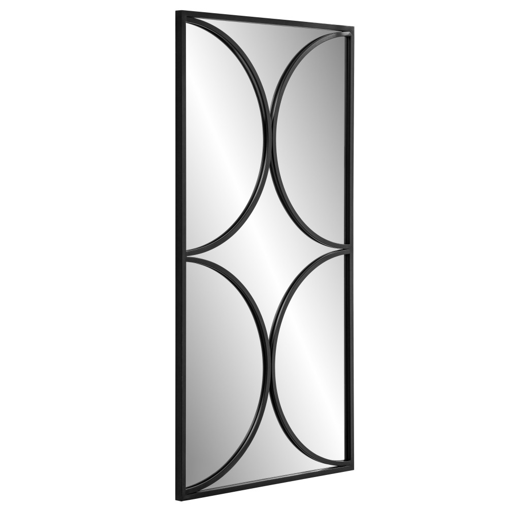 Black Antique  47.2" Modern Decorative Wall Mirror