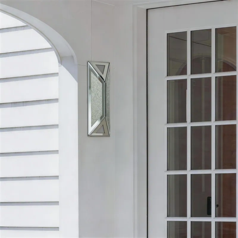 2-Pack Mirrored Wall Sconce LED Indoor Wall Light