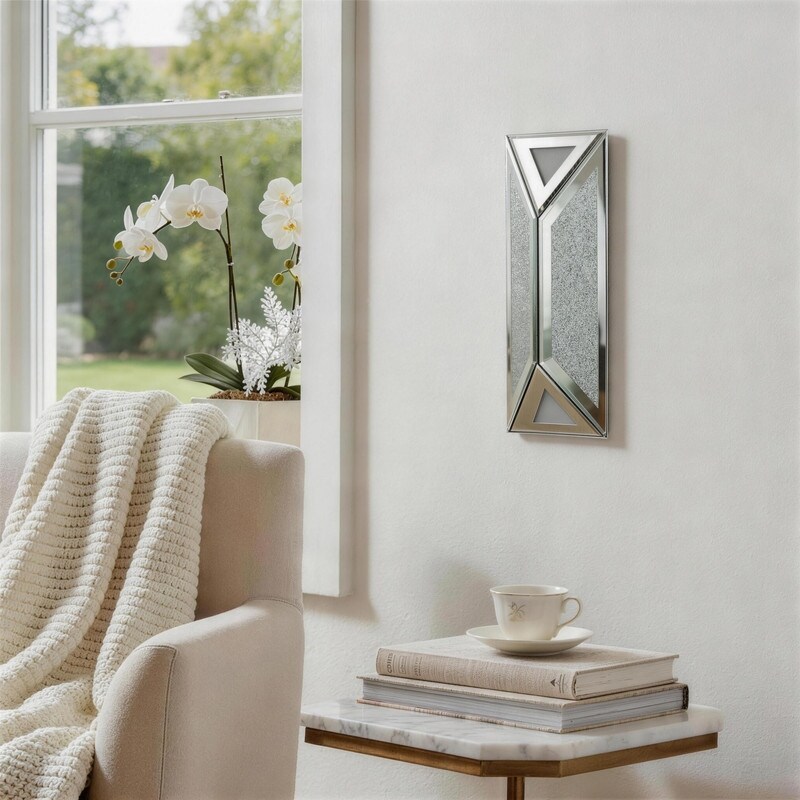 2-Pack Mirrored Wall Sconce LED Indoor Wall Light