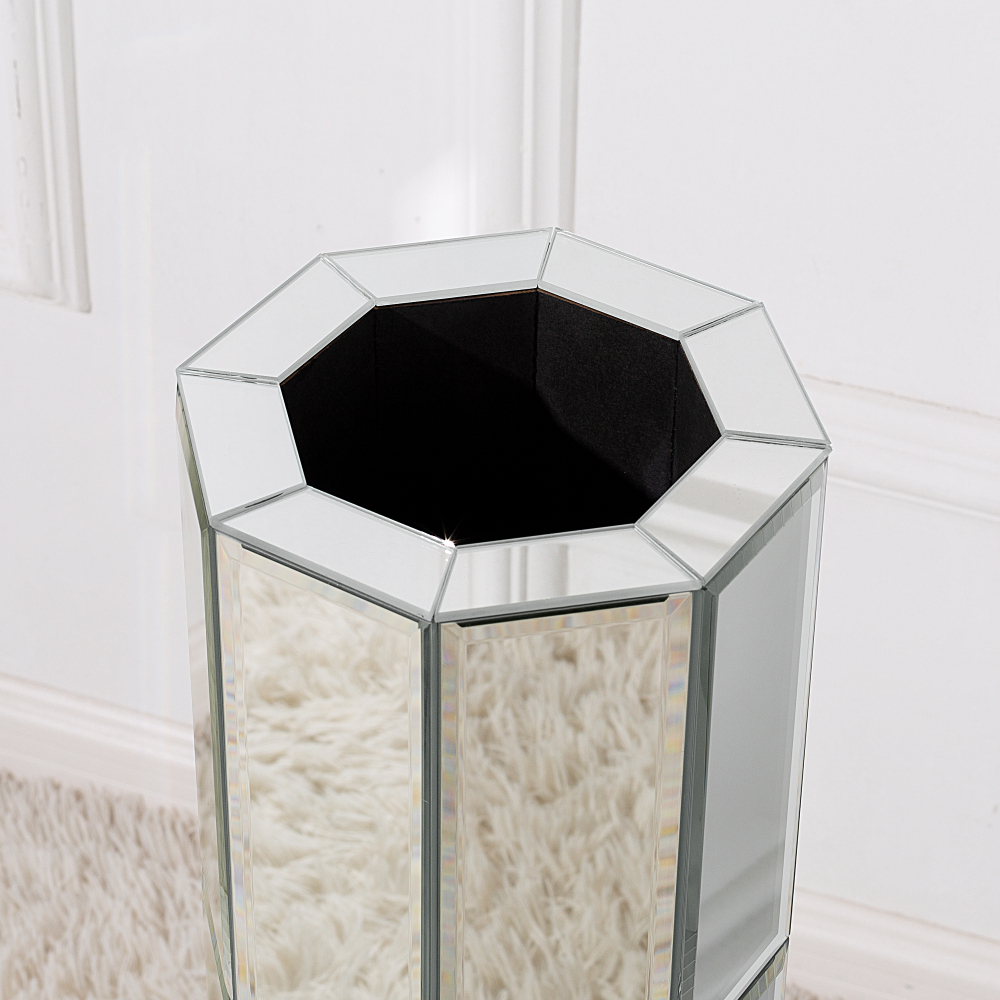 Tall Silver 28 inch Big Vase for Decor Living Room Decorative Large Vase