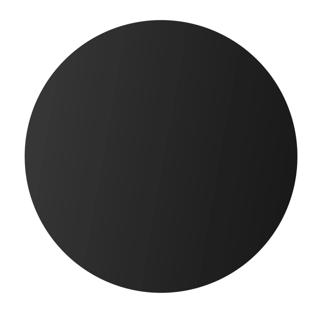 47.24 '' Black Round Dining Table