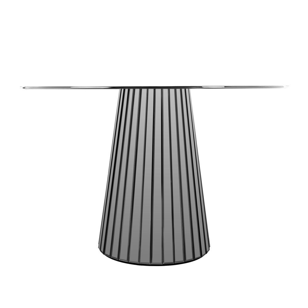 Clear Glass Top Dining Table