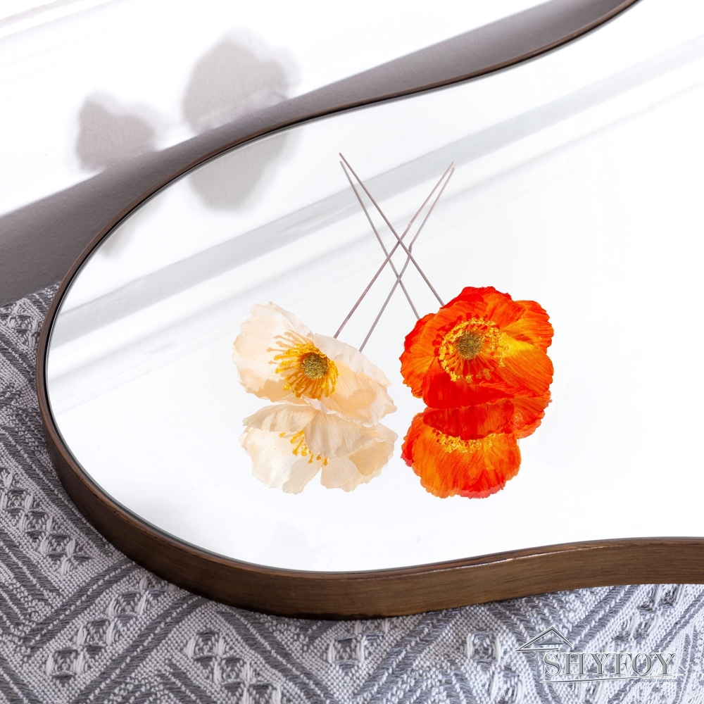 SHYFOY 35.8" Asymmetrical Cloud Shaped Wall Mirror / SF-WM129