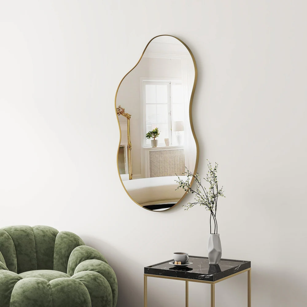 SHYFOY 35.8" Asymmetrical Cloud Shaped Wall Mirror / SF-WM129
